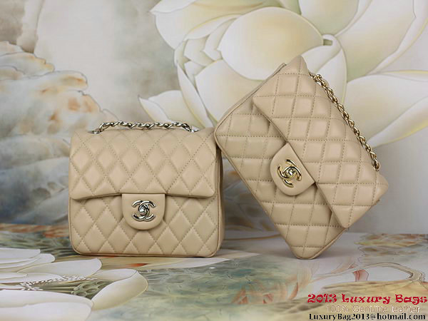 Chanel 1115 mini Classic Flap Bag Sheepskin Leather Apricot Chanel 1115 mini Classic Flap Bag Sheepskin Leather Apricot
