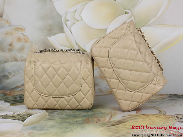 Chanel 1115 mini Classic Flap Bag Sheepskin Leather Apricot Chanel 1115 mini Classic Flap Bag Sheepskin Leather Apricot