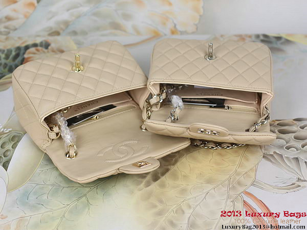 Chanel 1115 mini Classic Flap Bag Sheepskin Leather Apricot Chanel 1115 mini Classic Flap Bag Sheepskin Leather Apricot