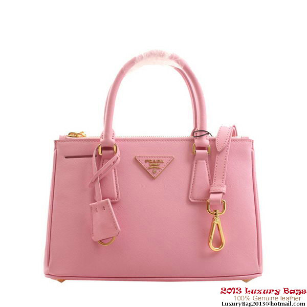 Prada BN2316 Pink Saffiano Calfskin Leather Small Bag Prada BN2316 Pink Saffiano Calfskin Leather Small Bag