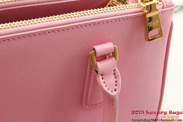 Prada BN2316 Pink Saffiano Calfskin Leather Small Bag Prada BN2316 Pink Saffiano Calfskin Leather Small Bag