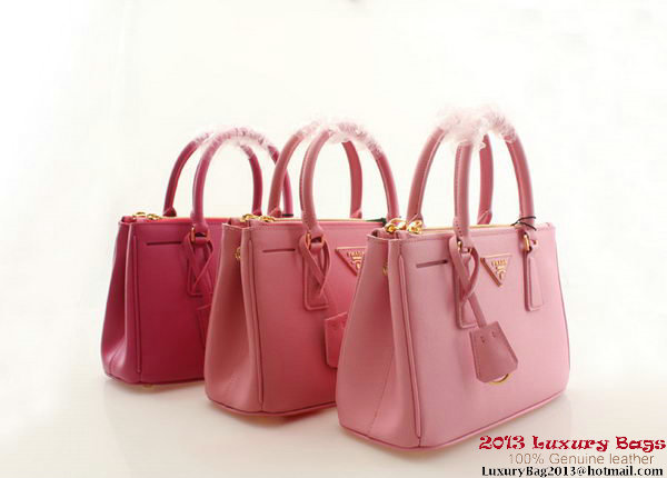 Prada BN2316 Pink Saffiano Calfskin Leather Small Bag Prada BN2316 Pink Saffiano Calfskin Leather Small Bag