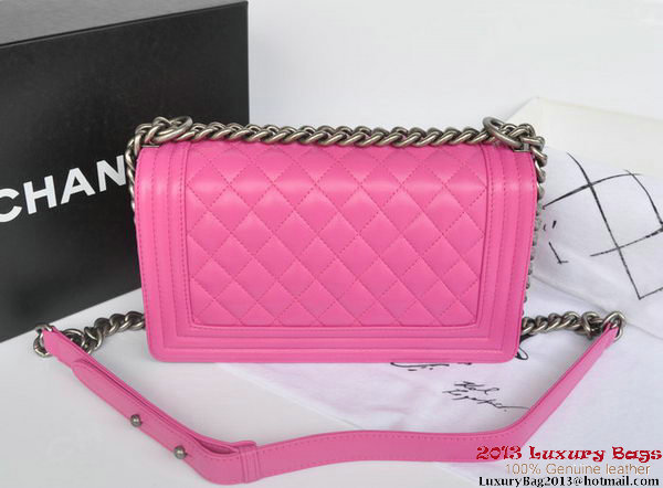 Boy Chanel Flap Shoulder Bag Original Sheepskin Leather A67086 Rose Boy Chanel Flap Shoulder Bag Original Sheepskin Leather A67086 Rose