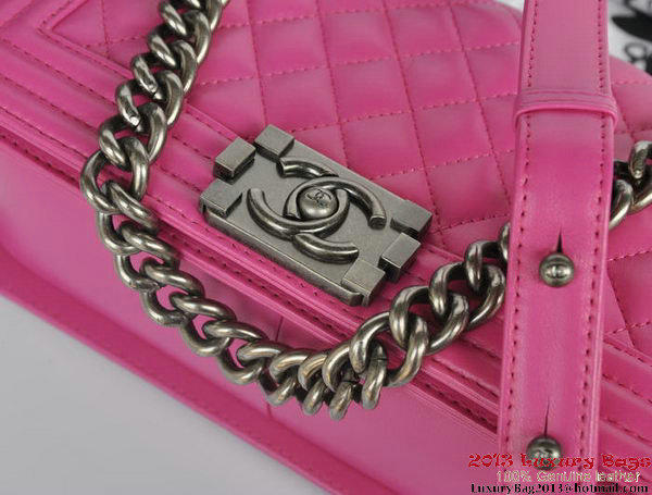 Boy Chanel Flap Shoulder Bag Original Sheepskin Leather A67086 Rose Boy Chanel Flap Shoulder Bag Original Sheepskin Leather A67086 Rose