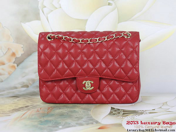 Chanel 2.55 Series Flap Bag Red Original Cannage Patterns Leather A1112 Gold Chanel 2.55 Series Flap Bag Red Original Cannage Patterns Leather A1112 Gold