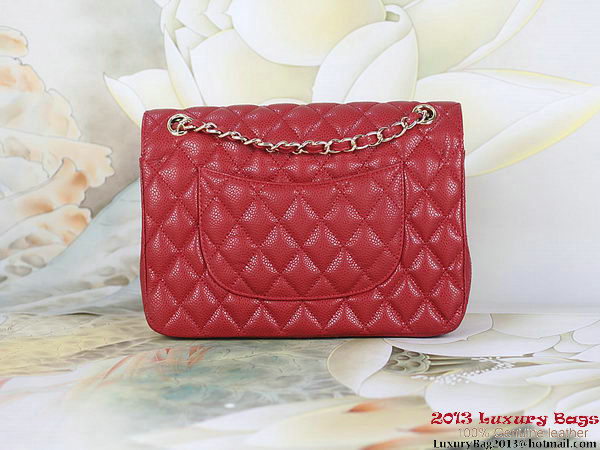 Chanel 2.55 Series Flap Bag Red Original Cannage Patterns Leather A1112 Gold Chanel 2.55 Series Flap Bag Red Original Cannage Patterns Leather A1112 Gold