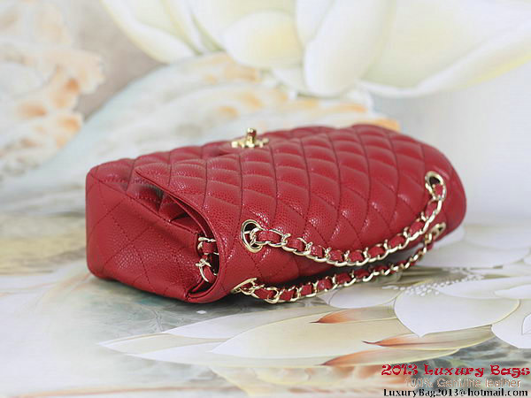 Chanel 2.55 Series Flap Bag Red Original Cannage Patterns Leather A1112 Gold Chanel 2.55 Series Flap Bag Red Original Cannage Patterns Leather A1112 Gold