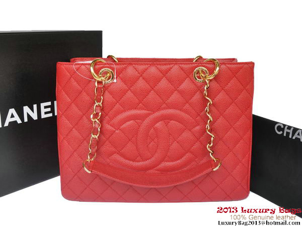 Chanel Classic Coco Bag GST Caviar Leather A36092 Red Gold Chanel Classic Coco Bag GST Caviar Leather A36092 Red Gold