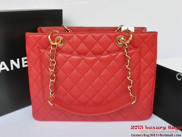 Chanel Classic Coco Bag GST Caviar Leather A36092 Red Gold Chanel Classic Coco Bag GST Caviar Leather A36092 Red Gold