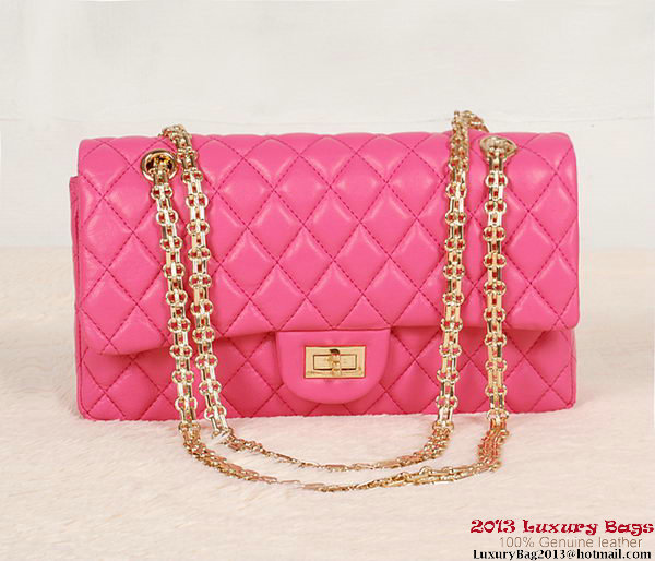 Chanel Classic 2.55 Series Bag Rose Sheepskin Leather 1112 Gold Chanel Classic 2.55 Series Bag Rose Sheepskin Leather 1112 Gold