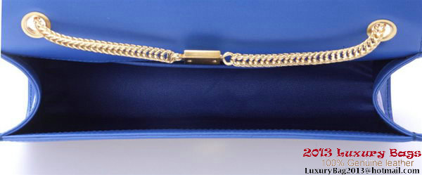 Yves Saint Laurent Small Monogramme Cross-body Shoulder Bag Y042 Blue