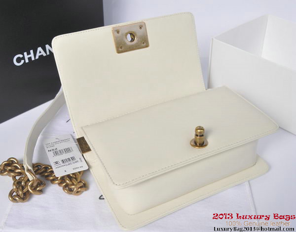 Boy Chanel Flap Shoulder Bag Python Leather A66094 OffWhite Boy Chanel Flap Shoulder Bag Python Leather A66094 OffWhite