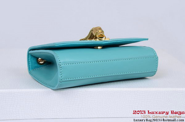 Yves Saint Laurent Small Monogramme Cross-body Shoulder Bag 1834B Blue