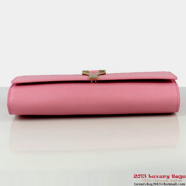 YSL Chyc Travel Case in Pink Claf Leather YSL Chyc Travel Case in Pink Claf Leather