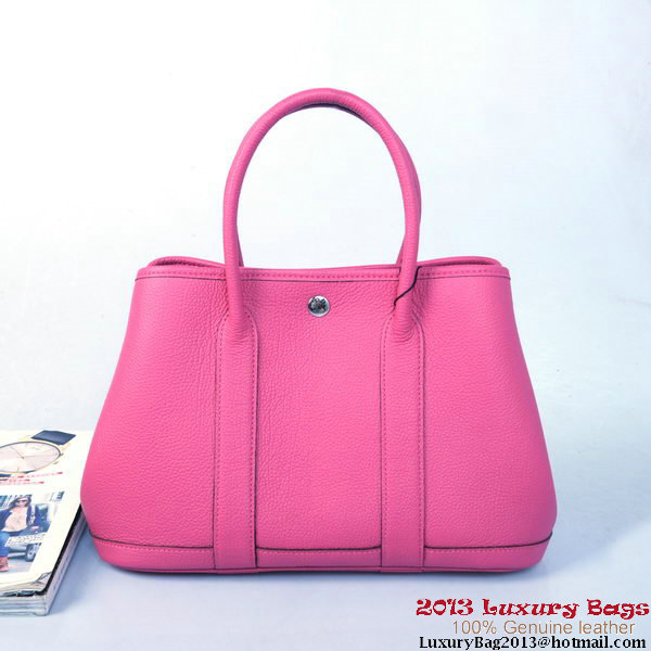 Hermes Garden Party 30CM Bag Calf Leather A1288 Rose Hermes Garden Party 30CM Bag Calf Leather A1288 Rose