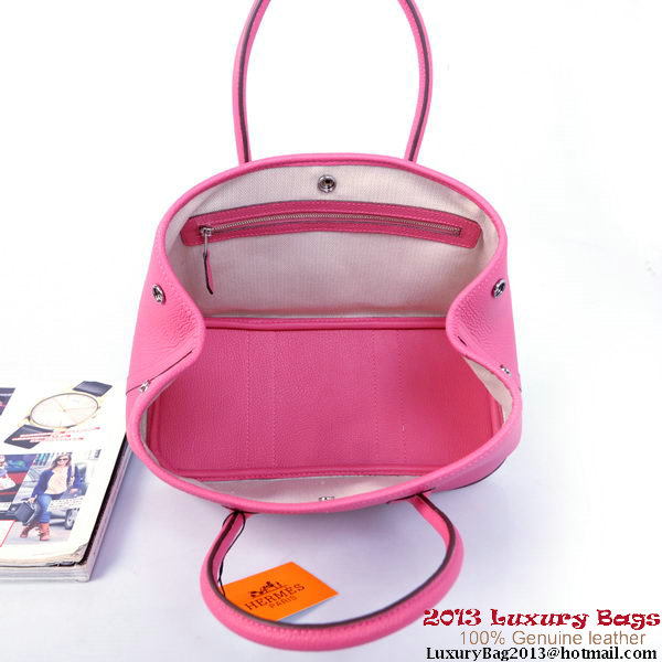 Hermes Garden Party 30CM Bag Calf Leather A1288 Rose Hermes Garden Party 30CM Bag Calf Leather A1288 Rose
