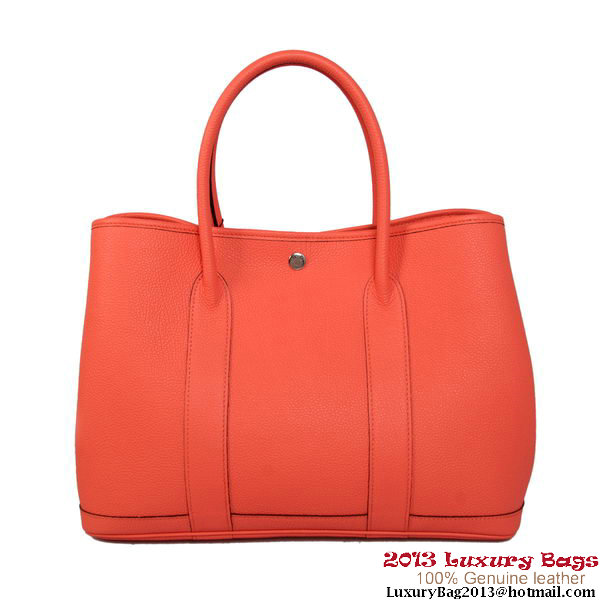 Hermes Garden Party 36CM Bag Calf Leather A1288 Light Red Hermes Garden Party 36CM Bag Calf Leather A1288 Light Red