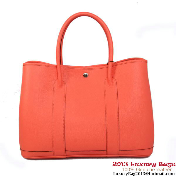 Hermes Garden Party 36CM Bag Calf Leather A1288 Light Red Hermes Garden Party 36CM Bag Calf Leather A1288 Light Red