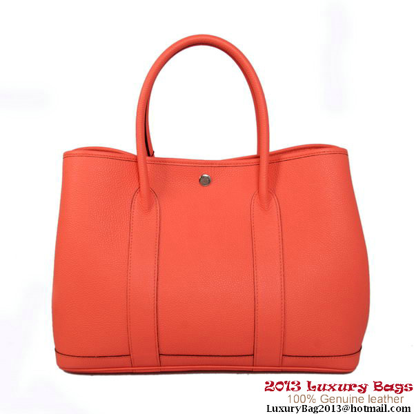 Hermes Garden Party 36CM Bag Calf Leather A1288 Light Red Hermes Garden Party 36CM Bag Calf Leather A1288 Light Red