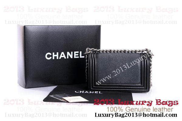 Boy Chanel Flap Shoulder Bag Original Pearl Leather A37006 Black&White Boy Chanel Flap Shoulder Bag Original Pearl Leather A37006 Black&White