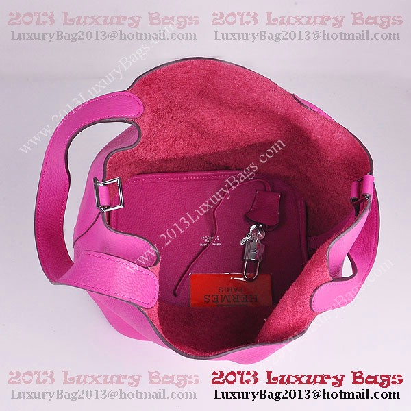 Hermes Picotin Lock PM Bag in Clemence Leather 8615 Peach Hermes Picotin Lock PM Bag in Clemence Leather 8615 Peach