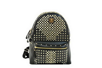 MCM Stark Backpack in Black Grainy Leather MCM Stark Backpack in Black Grainy Leather