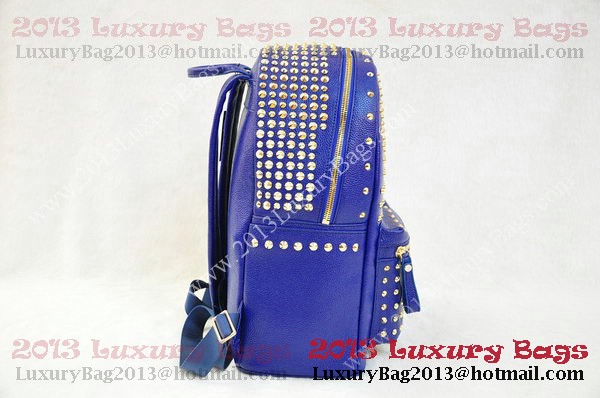 MCM Stark Backpack in RoyalBlue Grainy Leather MCM Stark Backpack in RoyalBlue Grainy Leather
