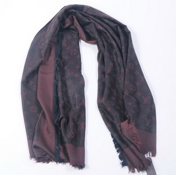 Louis Vuitton Scarves Cotton WJLV091 Dark Brown Louis Vuitton Scarves Cotton WJLV091 Dark Brown