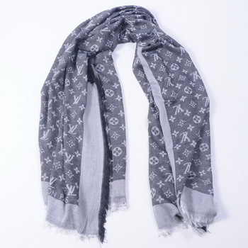 Louis Vuitton Scarves Cotton WJLV091 Gray Louis Vuitton Scarves Cotton WJLV091 Gray