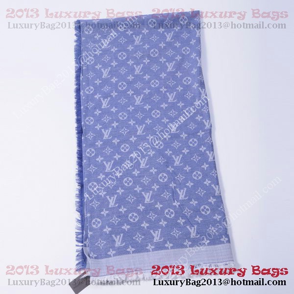 Louis Vuitton Scarves Cotton WJLV091 SkyBlue Louis Vuitton Scarves Cotton WJLV091 SkyBlue