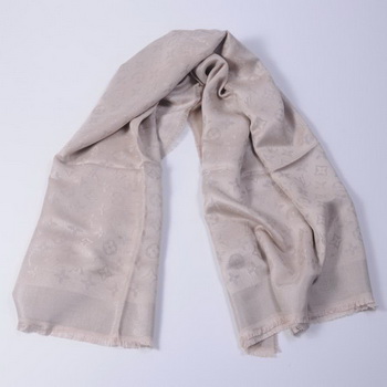 Louis Vuitton Scarves Cotton WJLV092 Apricot&Silver Louis Vuitton Scarves Cotton WJLV092 Apricot&Silver