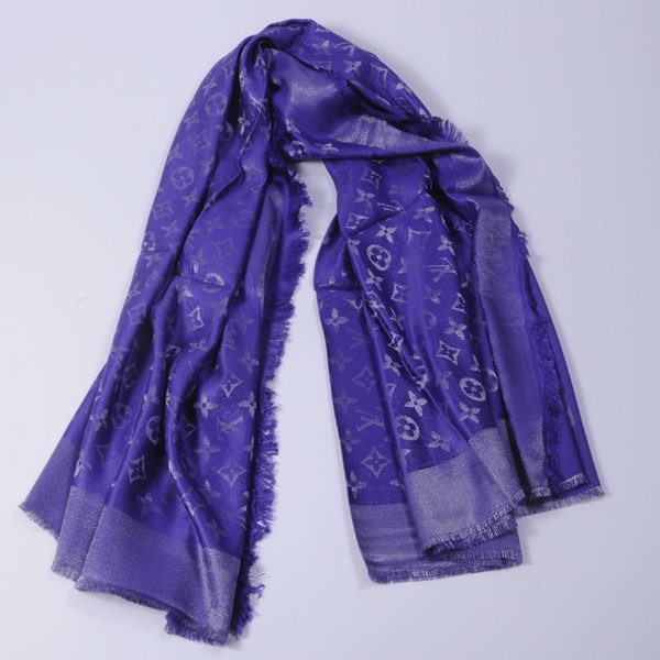 Louis Vuitton Scarves Cotton WJLV092 Purple Louis Vuitton Scarves Cotton WJLV092 Purple
