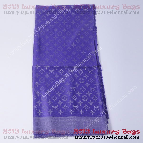 Louis Vuitton Scarves Cotton WJLV092 Purple Louis Vuitton Scarves Cotton WJLV092 Purple