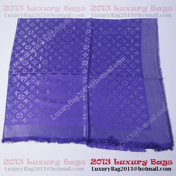 Louis Vuitton Scarves Cotton WJLV092 Purple Louis Vuitton Scarves Cotton WJLV092 Purple