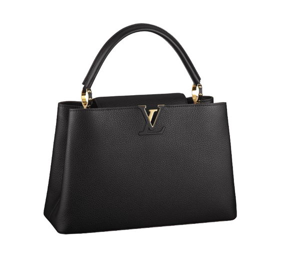 Louis Vuitton Elegant Capucines Bag MM M48864 Black Louis Vuitton Elegant Capucines Bag MM M48864 Black