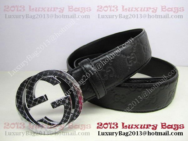 Gucci Belts GG028 Black Silver Gucci Belts GG028 Black Silver