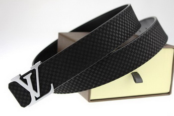 Louis Vuitton Belt LV2051 Black Silver Louis Vuitton Belt LV2051 Black Silver