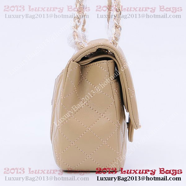 Chanel 2.55 Series Classic Flap Bag 1112 Apricot Sheepskin Gold Chanel 2.55 Series Classic Flap Bag 1112 Apricot Sheepskin Gold