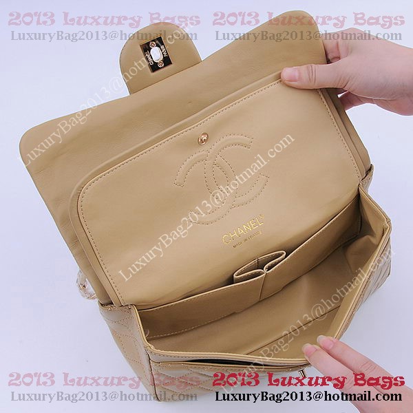 Chanel 2.55 Series Classic Flap Bag 1112 Apricot Sheepskin Gold Chanel 2.55 Series Classic Flap Bag 1112 Apricot Sheepskin Gold