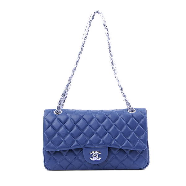Chanel 2.55 Series Classic Flap Bag 1112 RoyalBlue Sheepskin Silver Chanel 2.55 Series Classic Flap Bag 1112 RoyalBlue Sheepskin Silver