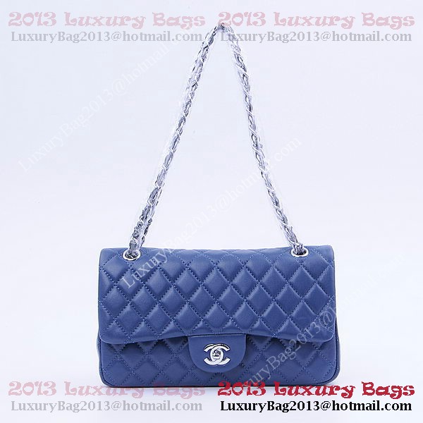 Chanel 2.55 Series Classic Flap Bag 1112 RoyalBlue Sheepskin Silver Chanel 2.55 Series Classic Flap Bag 1112 RoyalBlue Sheepskin Silver