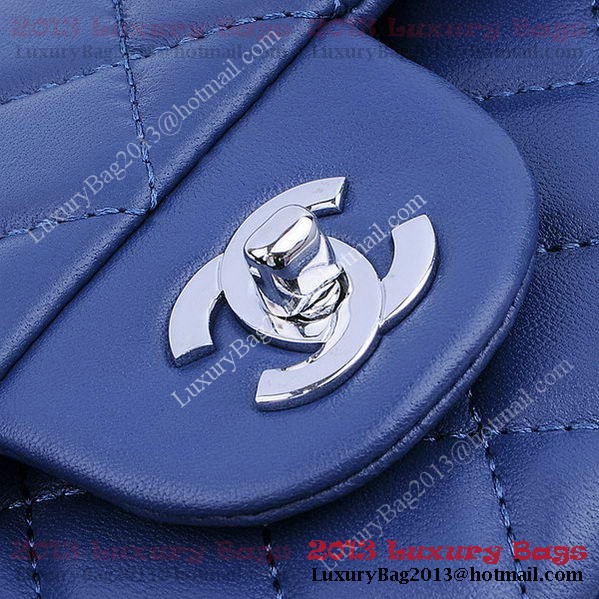 Chanel 2.55 Series Classic Flap Bag 1112 RoyalBlue Sheepskin Silver Chanel 2.55 Series Classic Flap Bag 1112 RoyalBlue Sheepskin Silver