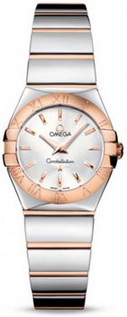 Omega Constellation Polished Quarz Mini Watch 158637AB Omega Constellation Polished Quarz Mini Watch 158637AB