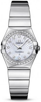 Omega Constellation Polished Quarz Mini Watch 158637AC Omega Constellation Polished Quarz Mini Watch 158637AC