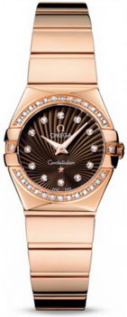 Omega Constellation Polished Quarz Mini Watch 158637A Omega Constellation Polished Quarz Mini Watch 158637A
