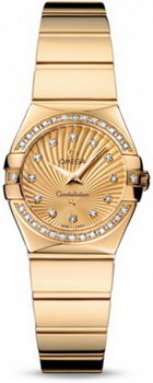 Omega Constellation Polished Quarz Mini Watch 158637B Omega Constellation Polished Quarz Mini Watch 158637B