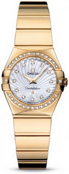 Omega Constellation Polished Quarz Mini Watch 158637D Omega Constellation Polished Quarz Mini Watch 158637D
