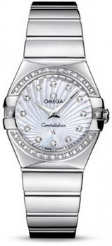 Omega Constellation Polished Quarz Small Watch 158638AC Omega Constellation Polished Quarz Small Watch 158638AC