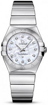 Omega Constellation Polished Quarz Small Watch 158638AG Omega Constellation Polished Quarz Small Watch 158638AG