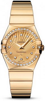 Omega Constellation Polished Quarz Small Watch 158638B Omega Constellation Polished Quarz Small Watch 158638B